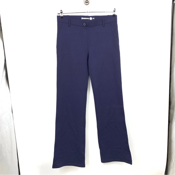 Betabrand Pants & Jumpsuits Betabrand Women Large Long Pants Blue Pull On Yoga Dress Trouser